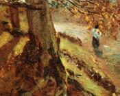 Tree Trunks - 约翰·康斯特布尔